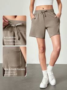 GLOWMODE SoftSerene Modal Bermuda Adjustable Pocket Shorts Daily Casual Lounging Summer