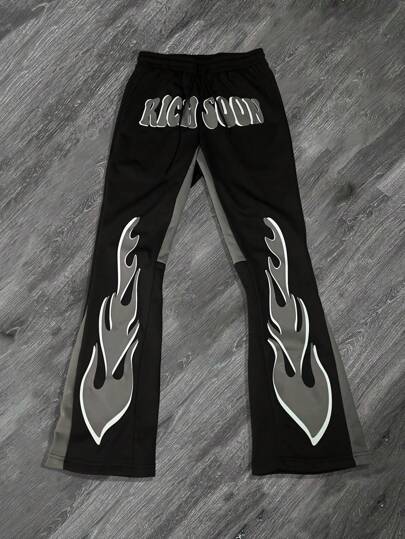 Manfinity EMRG Plus Size Men Casual Sweatpants, Simpie Style For Daily Wear