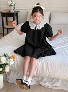 DAZY Tween Girl Dress, Fall Clothes,Back To School Clothes - Black - View 7