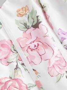 SHEIN MOD Váy ống in hoa lãng mạn cho nữ, đêm hẹn hò - Nhiều màu - Xem 3