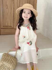 Dazy Kids 年轻女孩秋季花卉连衣裙