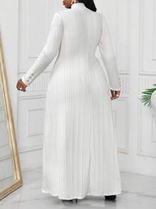 SHEIN Lady Jesienne i zimowe sukienki casualowe w dużych rozmiarach Sukienki casualowe dla kobiet Szare sukienki Sukienka maxi Sukienka na Halloween Sukienka na bal maskowy Czarny golf