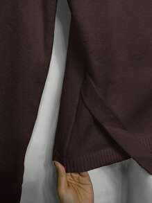 FavEase Cardigan ample décontracté avec nœud pour femmes, polyvalent