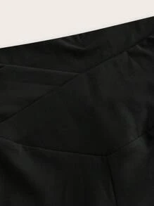 SHEIN EZwear 黑色多件套户外套装，简约、时尚、休闲，适合日常穿着 - 黑色 - 查看 4