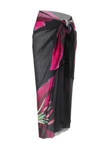 Swim Oasis 2pcs/Set Spring Break Floral Print Summer Beach Vacation Wear Rashguard, Summer Beach Vacation Party & Holiday Professional Swimsuit For Women