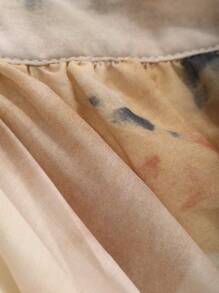 DAZY Ladies' Sleeveless Printed Halter Neck Dress Summer Sundress - Yellow - View 9