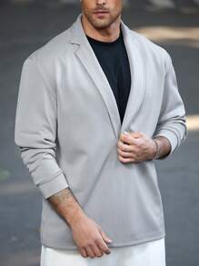 Manfinity Homme Felpa oversize casual da uomo in tinta unita