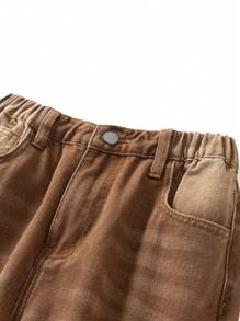 Tween Boy 休闲洗水直筒牛仔裤