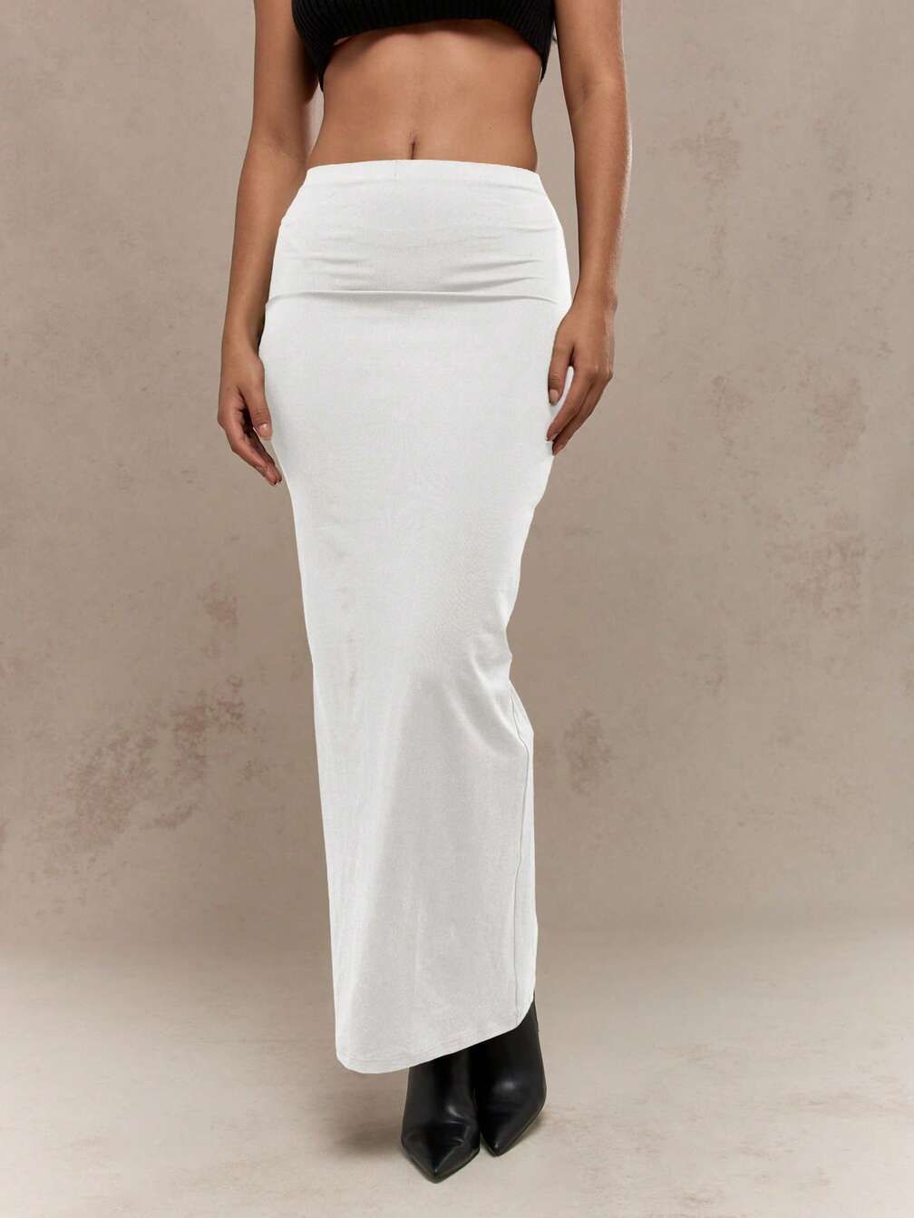 MISSGUIDED Ultimate Comfort Slinky High Waist Maxi Skirt｜MISSGUIDED