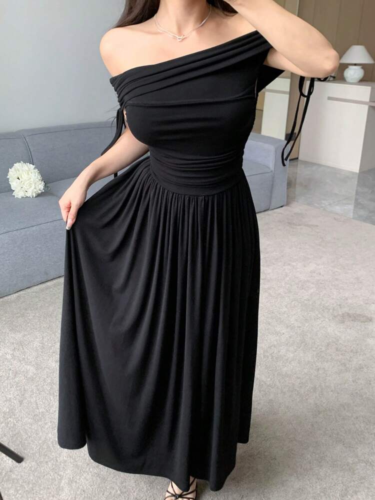 Women's Off-Shoulder Short Sleeve Bodycon Dress Summer,Milkmaid Dress Sundress,Casual Women Dresses