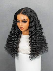ALL READY WIG 9AM 6x4 Transparent Lace Loose Deep Wave Wig Natural Color 8-30 Inch 180% Density Pre Bleached Hairline Human Hair Wig For Women - SNatural - View 4