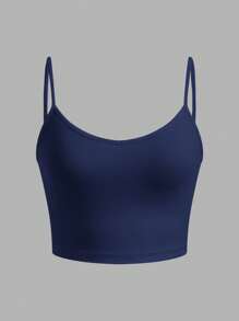 SHEIN EZwear 3st Slim Fit Cropped Camisole Linne för kvinnor, lämplig för sommaren - Multifärgad - Visa 10