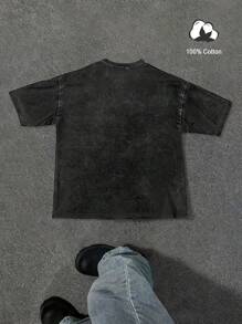 Manfinity EMRG Men Figure & Letter Graphic Tee