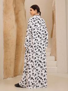 Graceveil Women Arabian Style Minimalist Fashion Casual Everyday Dress