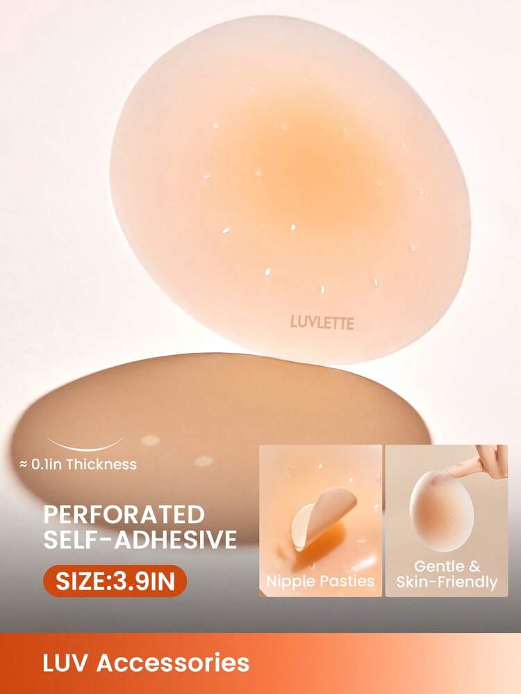 Plus Reusable Self-Adhesive Perforated Nipple Covers