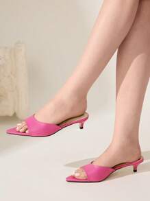 CUCCOO CHICEST Sandali con tacco a spillo e punta affusolata, tacco alto versatile per le donne