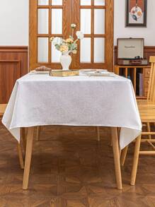 1 stuk Rechthoekige Multi-Size Jacquard Tafelkleed Met Volledig Scherm Rozen Bloemenpatroon, Wasbaar Polyester Stoffen Tafelkleed Geschikt Voor Eettafel, Keukentafel, Restaurant, Catering, Brunch, Buffet, Feest, Picknick, Kamperen, Vakanties En Andere Speciale Gelegenheden