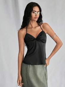 TRNVIE 女式纯色简约日常风格背心