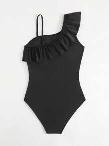 大码少女连体泳衣