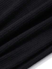 DAZY 1 件女士露肩迷你连衣裙，短款返校装优雅秋季连衣裙长袖连衣裙