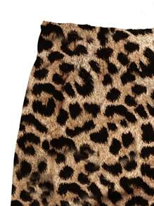 INAWLY 2pcs/Set Spring Animal Floral Print Short Sleeve Crop Top & Mini Skirt - Multicolor - View 5