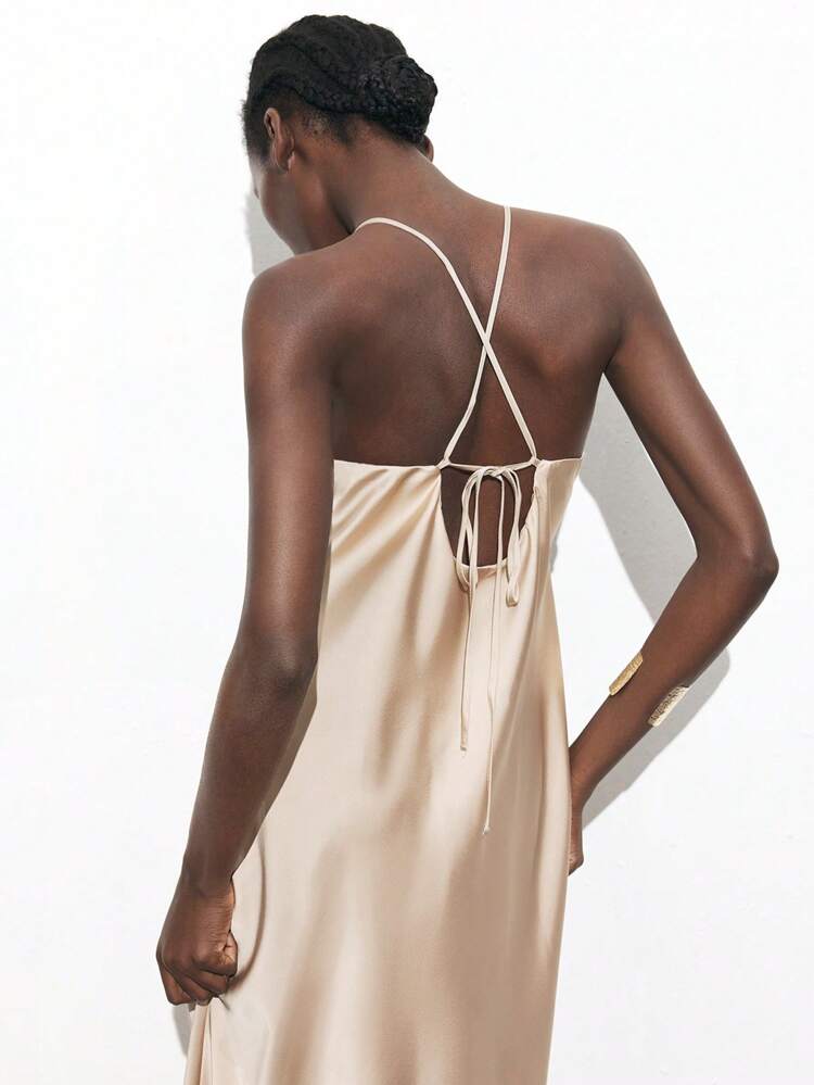 SHEIN Maija Women Long Casual Dress, Simple Style For Daily Wear