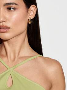 AiiRZ 露背套装罗纹针织短款上衣长裙两件套夏季晚会场合高腰及地紧身套装