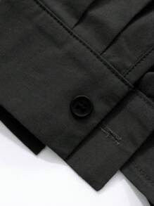 FRIFUL 女式宽松荷叶边拼接衬衫长袖上衣