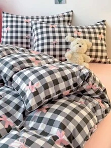 2pcs Floral Print Breathable Washable Bedding Set, Pillowcase (Inner Filler Not Included), For Boys/Girls Dorms - Multicolor - View 2