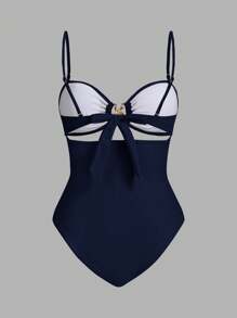 Swim Oasis 1 zestaw damski kostium kąpielowy z motywem gwiazdy morskiej z dopasowaną spódnicą, na wakacje na plaży