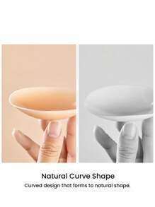 LUVLETTE 加可重复使用的粘性自粘透气穿孔隐形硅胶乳头罩 - 附赠乳贴 - 即用型旅行必备乳头罩 - Almond - 查看 8