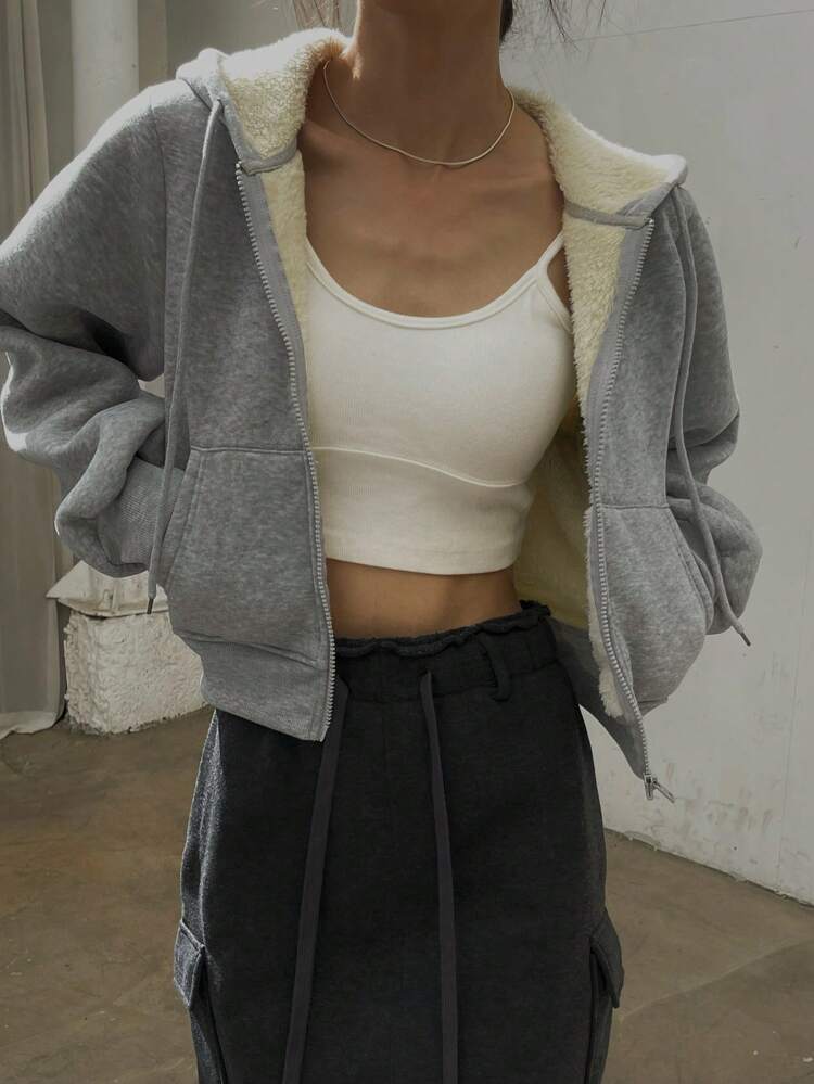 Women's Thermal Lined Slim Fit Sweatshirt Hoodie,Thermal Lined Fall,Winter Zip Up Jacket