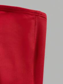 SHEIN EZwear 3件組女款貼身休閒基本款抹胸上衣，適合夏季，適合外出與夜晚聚會，黑色、灰色、紅色 - 彩色 - 查看 9