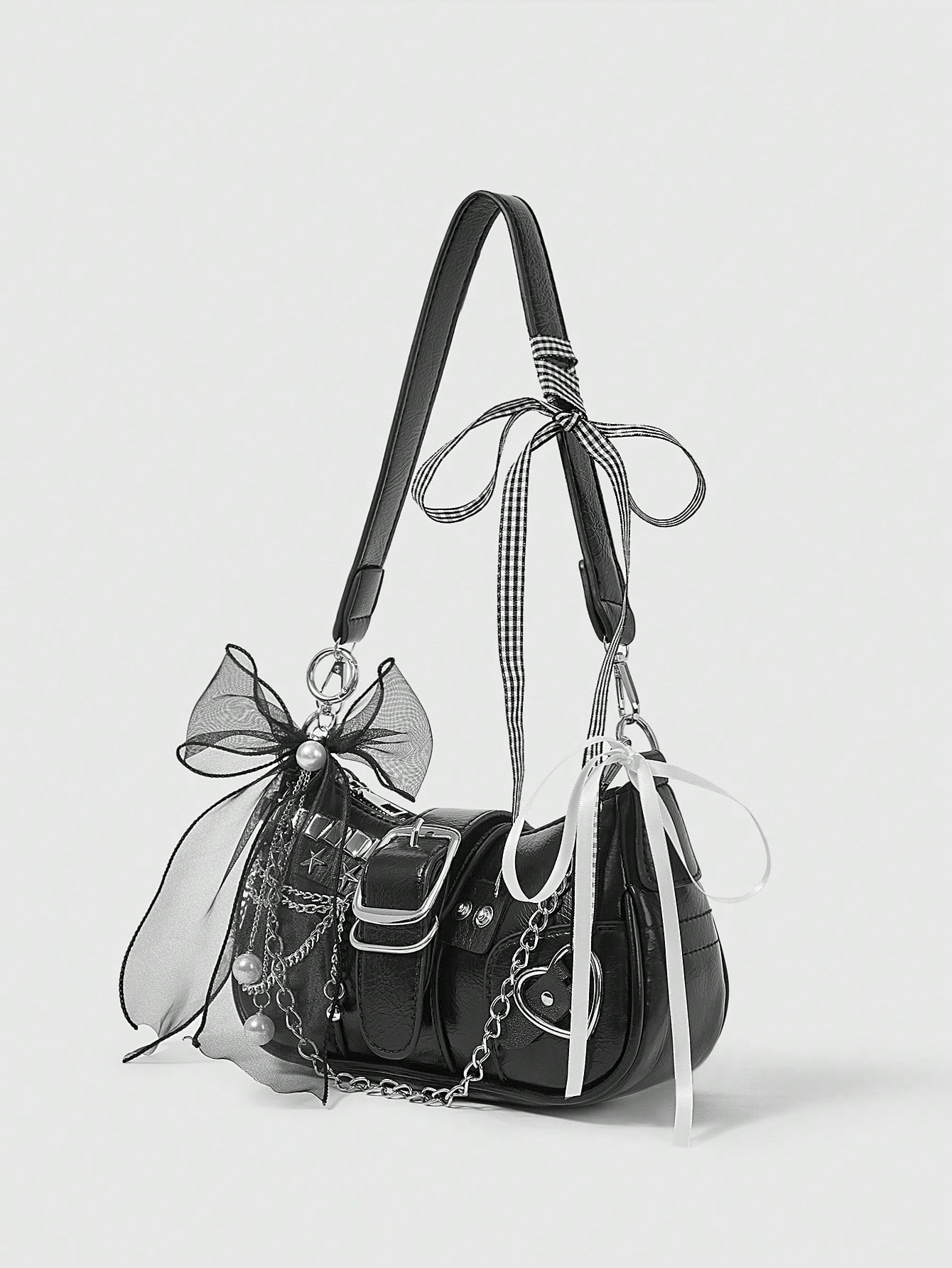 Our Kawaii Gothic Cute College Street Y2k Style Women Shoulder Bag