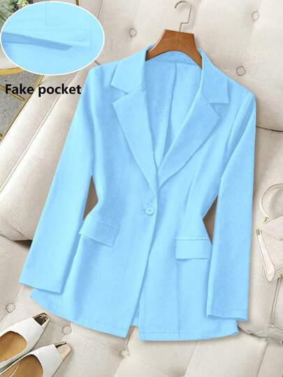 Franclia 修身纯色办公室休闲女士西装外套