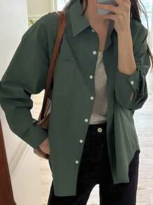 DAZY Voorzak Oversized Blouses