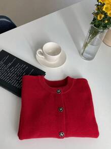 DAZY Button Front Cardigan,Long Sleeve Tops,Fall Clothes Jacket