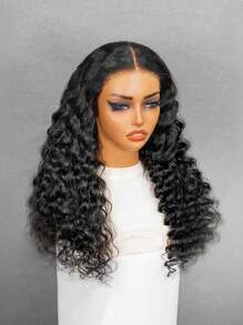 ALL READY WIG 9AM 6x4 Transparent Lace Loose Deep Wave Wig Natural Color 8-30 Inch 180% Density Pre Bleached Hairline Human Hair Wig For Women - SNatural - View 3