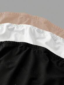 Olithes Women Casual Versatile Solid Color Bandeau Top - Multicolor - View 3