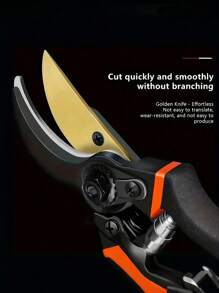 1 件 SK5 钢加厚树枝剪，适用于强力修剪粗树枝、花园和果树修剪 - 黑色 - 查看 2