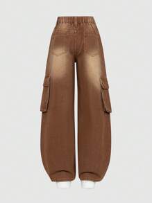 Tween Boy 休闲洗水直筒牛仔裤