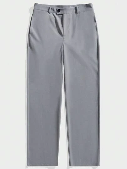 Forever 21 Men's Solid Color Straight Leg Casual Pants