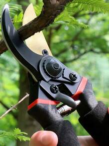 1 件 SK5 钢加厚树枝剪，适用于强力修剪粗树枝、花园和果树修剪 - 黑色 - 查看 5