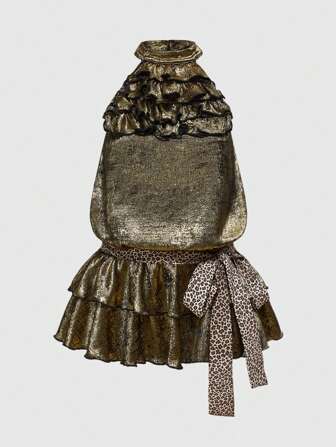 Grunge Punk Plus Size Lolita Style Metallic Glitter Vintage Party Mini Dress