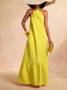 Zivah 女士长裙 - 黃色 - 查看 4