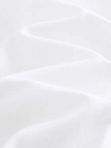 Cozy Pixies 男婴传统图案立领短袖连体衣，休闲百搭 - 白色 - 查看 6