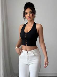 Calvaya Sexy Knit Women Slim Fit Camisole