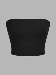 SHEIN EZwear 3 件套女式紧身休闲上衣，适合夏季 - 彩色 - 查看 3