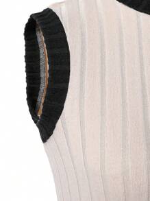 Lunivi Conjunto de 2 piezas de top sin mangas y pantalones acampanados de estilo coreano para niñas de tallas grandes