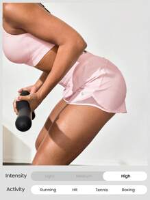 GLOWMODE Quần chạy bộ phản quang VitalSwift siêu nhẹ thấm mồ hôi cạp vừa có thể điều chỉnh dây rút kèm quần lót chống mùi tích hợp Túi khóa kéo phía sau Bài tập luyện chạy bộ cường độ cao - Hồng - Xem 7